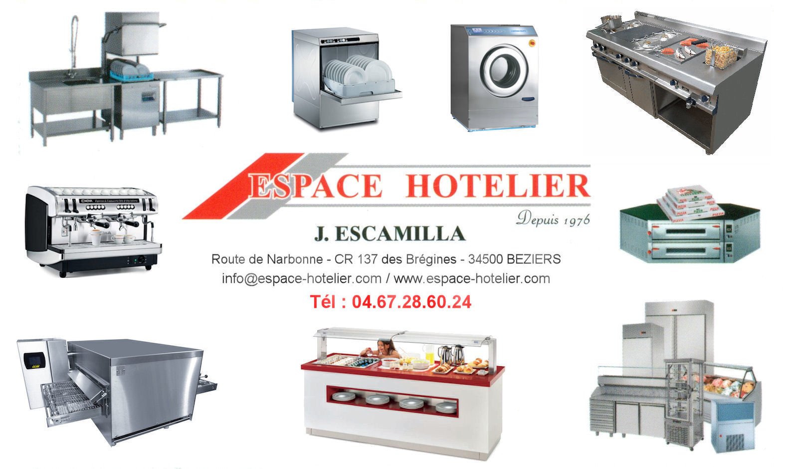 Cuisine professionnelle - Materiel restauration - Espace Hotelier Beziers